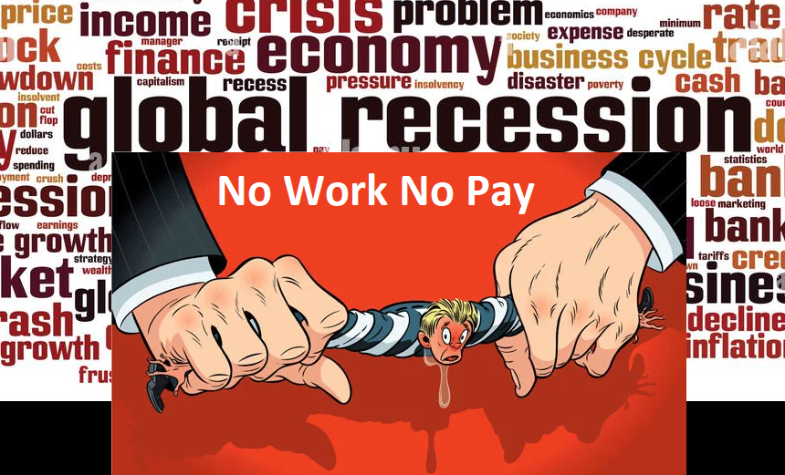 ‘No Work No Pay’: Buruh Ditumbalkan untuk Resesi Global