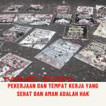 Konten Instagram Persegi Dampak Sukarela Tuna Wisma Penjualan Donasi Fotosentris Tipografi Hitam Putih Merah