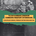 Tujuh Korban Longsor Tambang Freeport Ditemukan